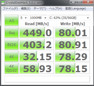 crystal disk mark ramdum ssd