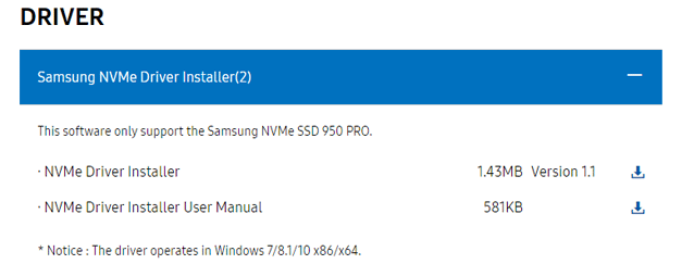 nvme driver