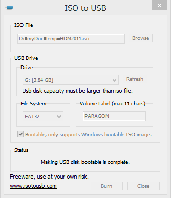 ISOtoUSB