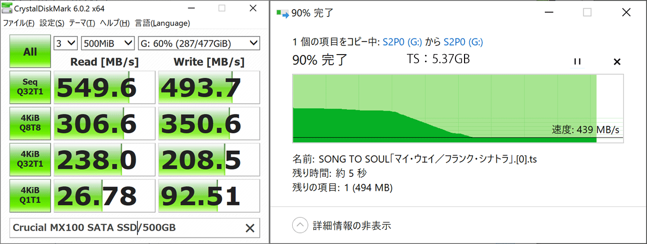 mx100 performance